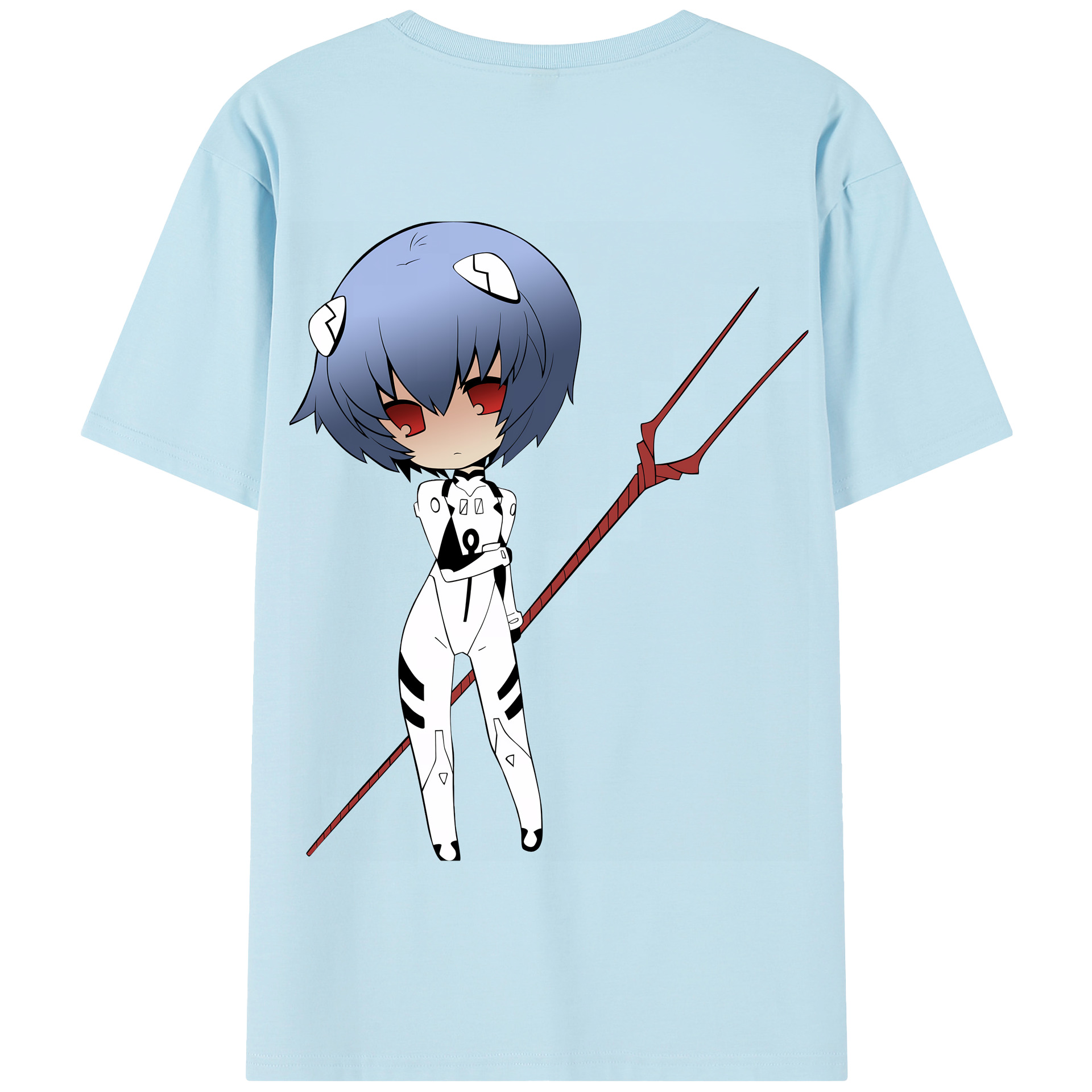 （画像用） EVA 新世紀エヴァンゲリオン 綿100％半袖Tシャツ（背面プリント）